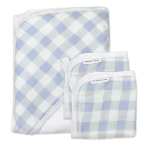 3-Piece Organic Cotton Hooded Towel Set