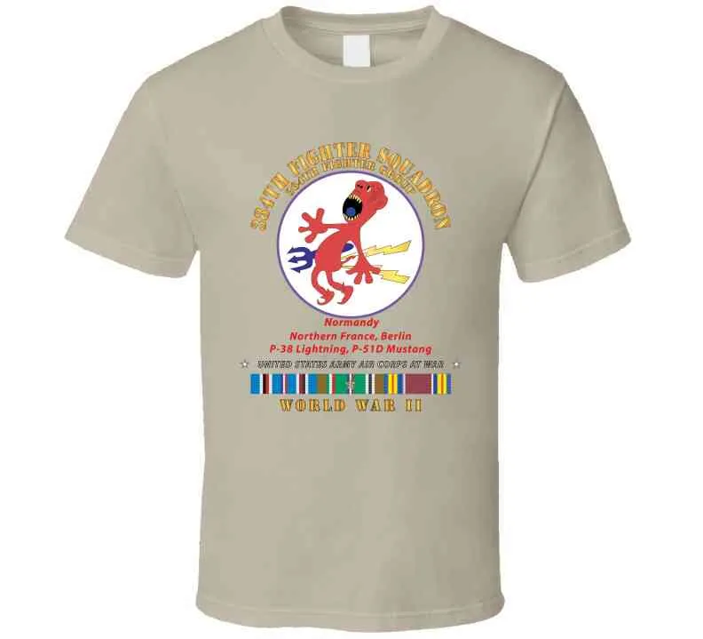 384th Fighter Squadron - 364th Fighter Group - Campaigns, Wwii Eur Svc X 300 Classic T Shirt, Crewneck Sweatshirt, Hoodie, Long Sleeve