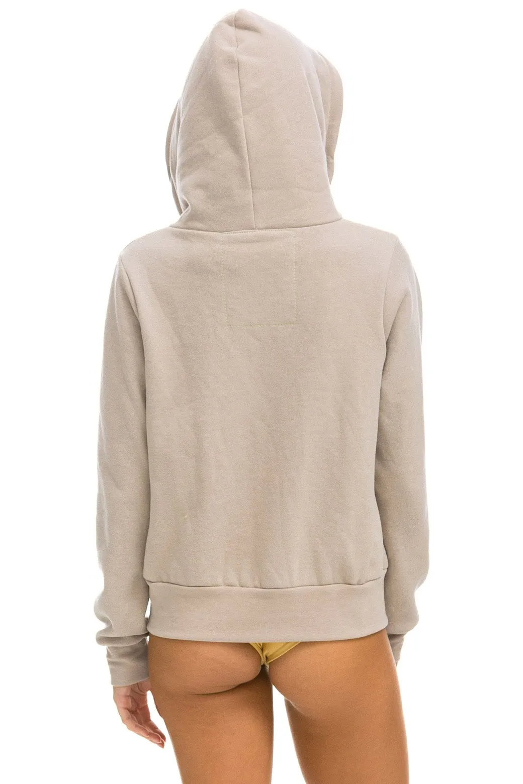 5 STRIPE HOODIE - SAND // TAN