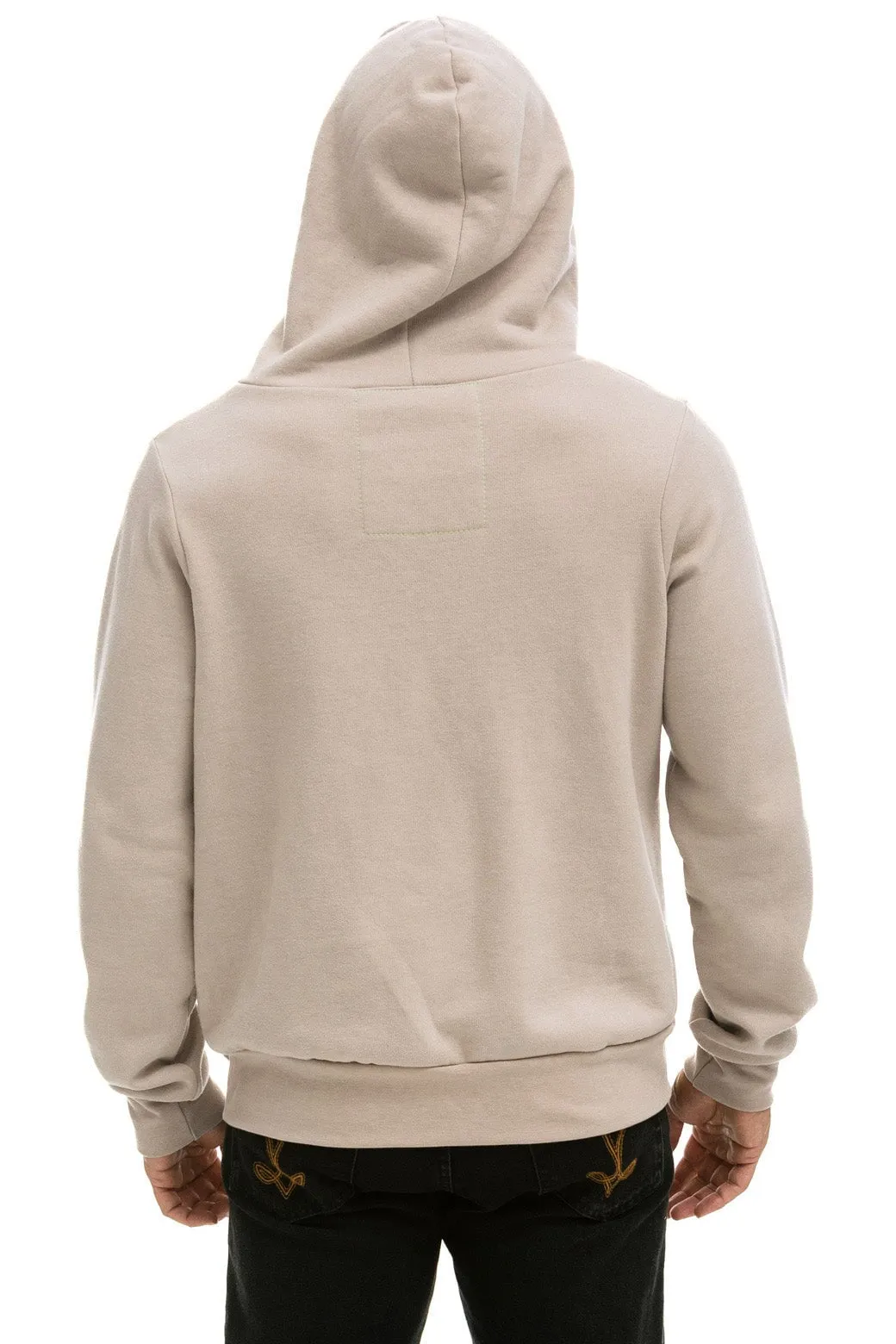 5 STRIPE HOODIE - SAND // TAN