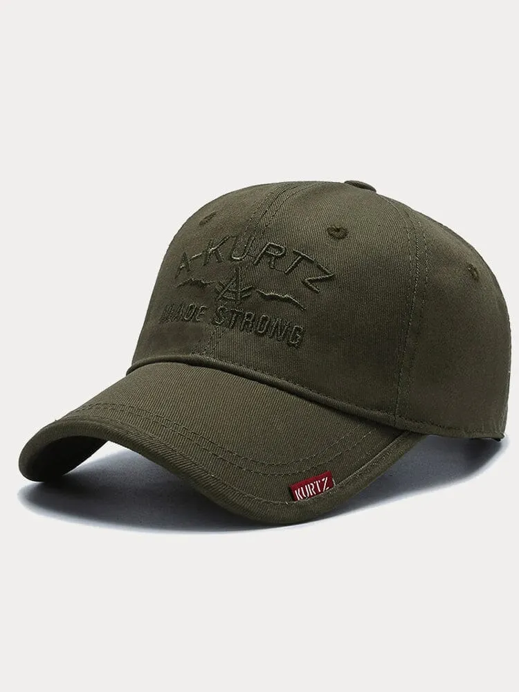 Adjustable Word Cotton Baseball Cap