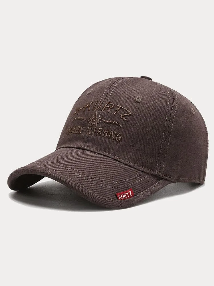 Adjustable Word Cotton Baseball Cap