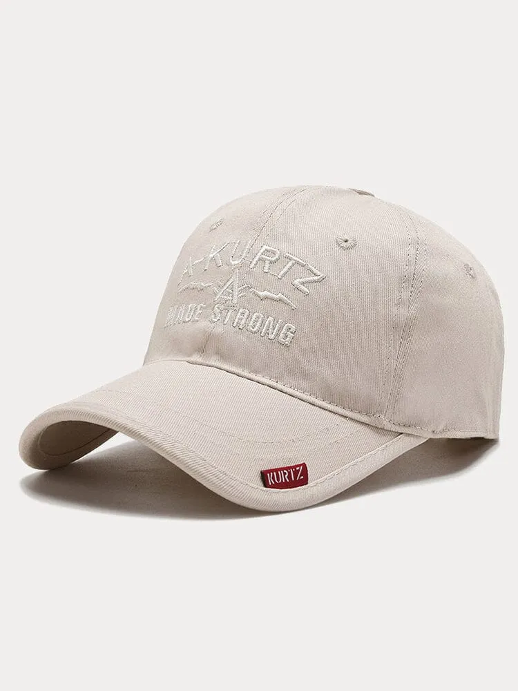 Adjustable Word Cotton Baseball Cap