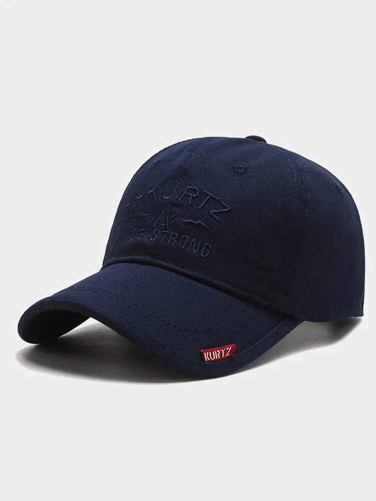 Adjustable Word Cotton Baseball Cap