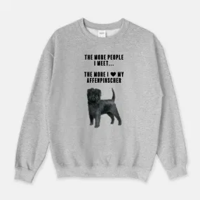 Affenpinscher Love Unisex Crew Neck Sweatshirt