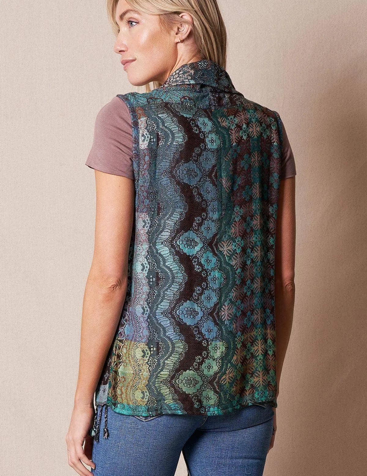 Anandi Vest - Bluestone