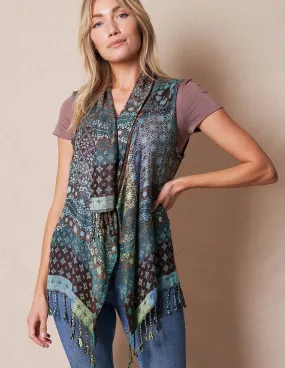 Anandi Vest - Bluestone