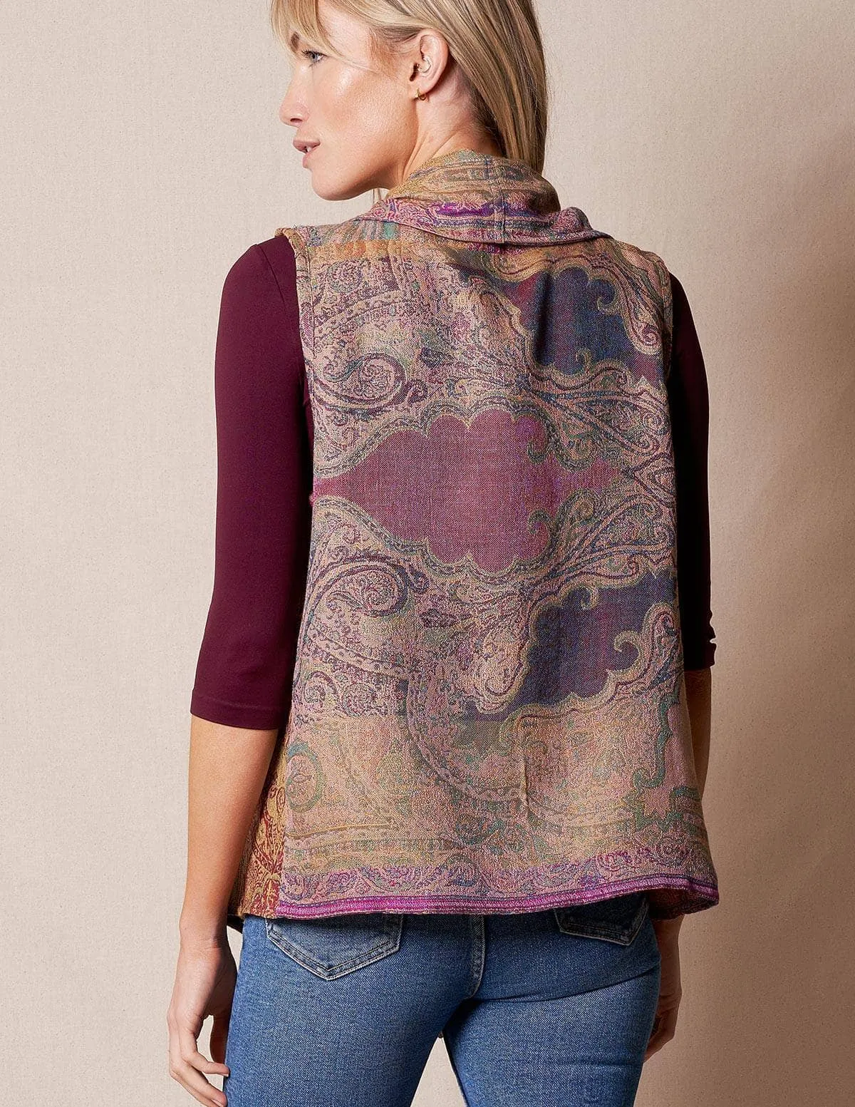 Anandi Vest - Desert Plum