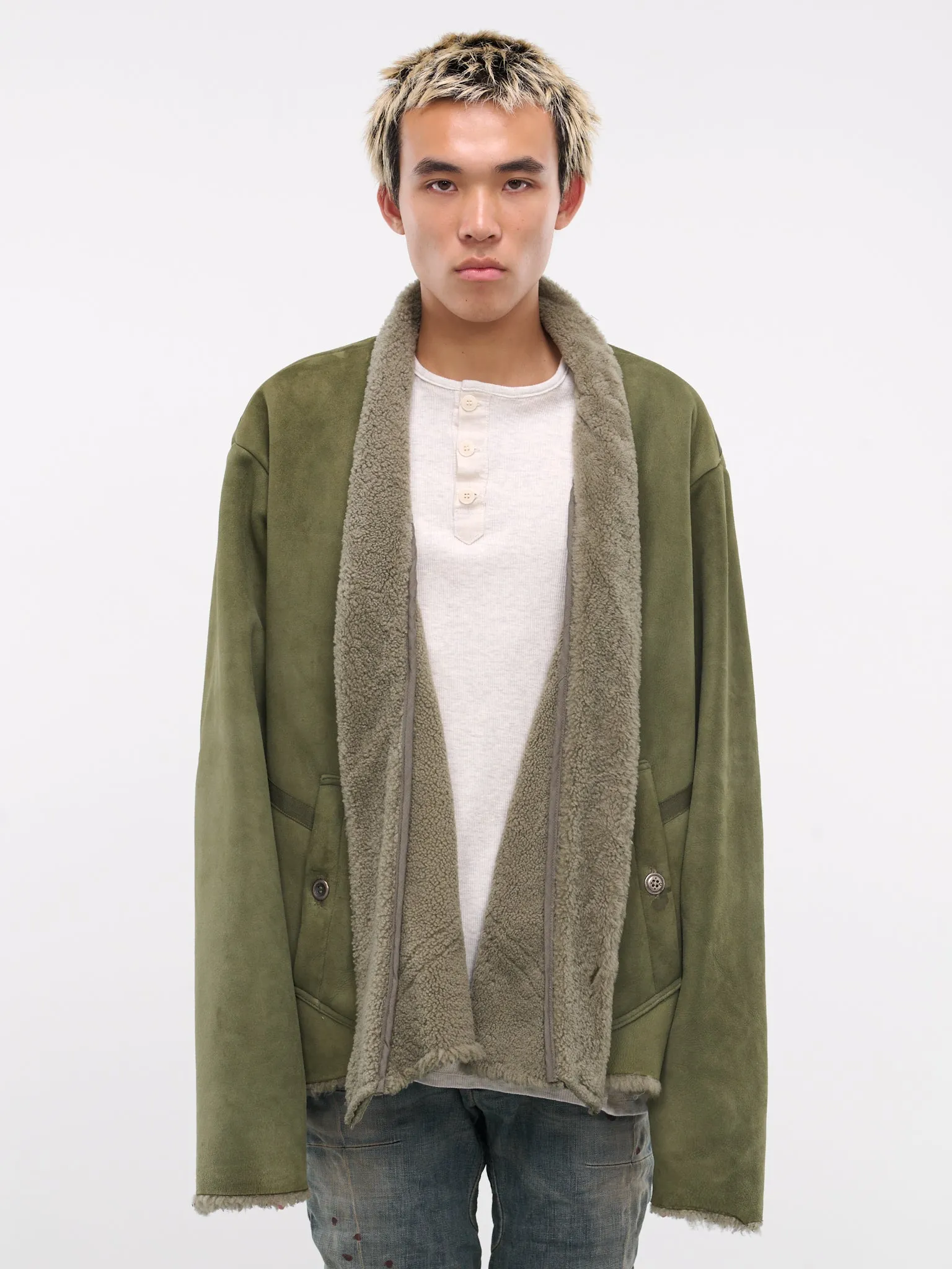 Army Shearling Jacket (JM019-ARMY)