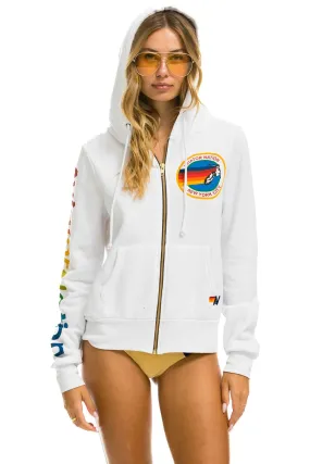 AVIATOR NATION NEW YORK CITY HOODIE - WHITE