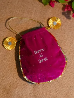 Banno ki Saheli Embroidered Gota-patti Potli