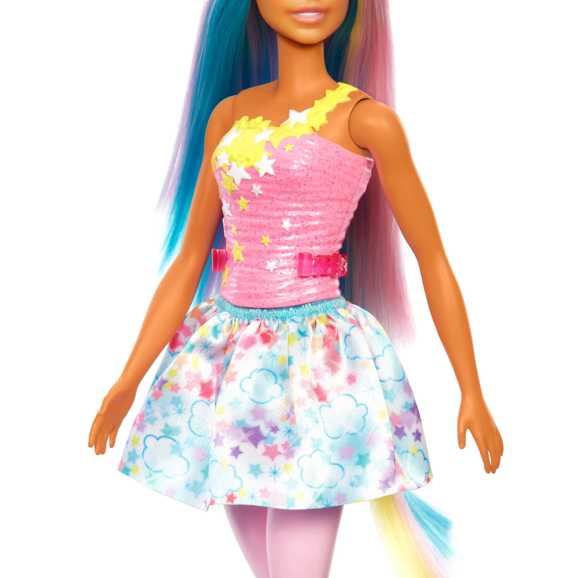 Barbie Dreamtopia Unicorn Doll With Blue & Pink Hair, Skirt, Removable Unicorn Tail & Headband