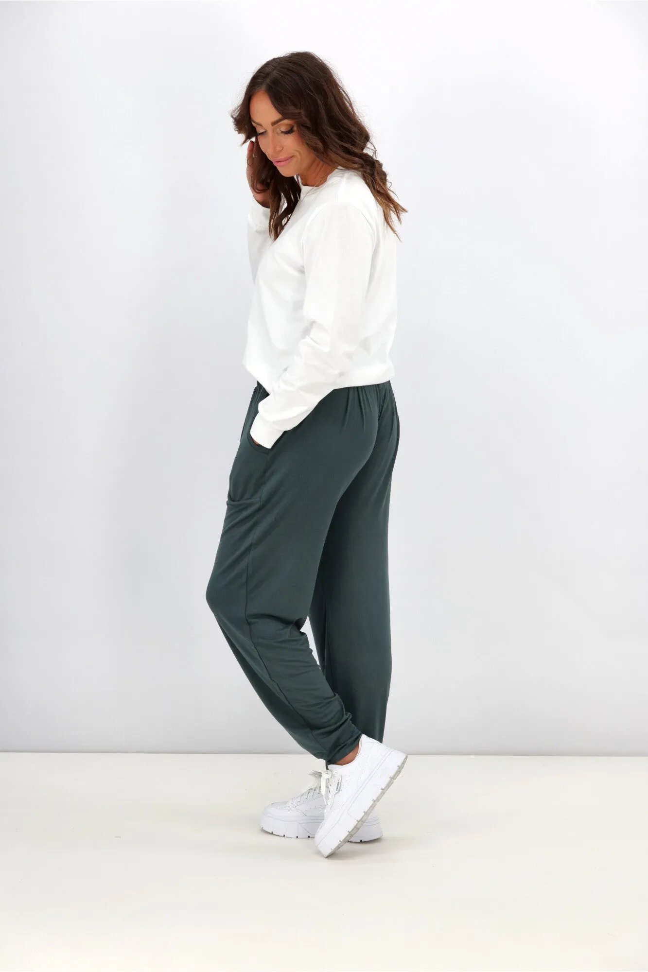 Betty Basics Paris Pant Dusty Green