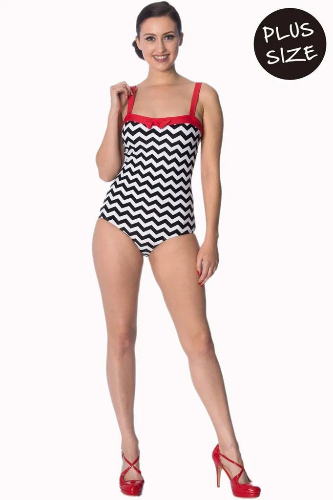 Black Coffee One Piece Swimsuit