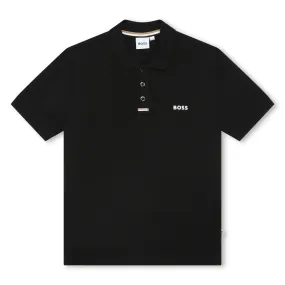 Black Logo Polo