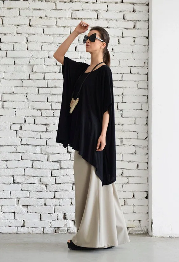 Black Maxi Top