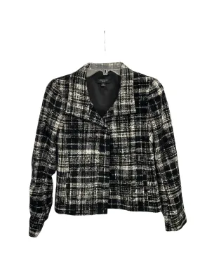 Blazer By Ann Taylor In Black & White, Size: Petite   S