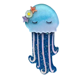 Bubbles the Jelly Fish - Brooch