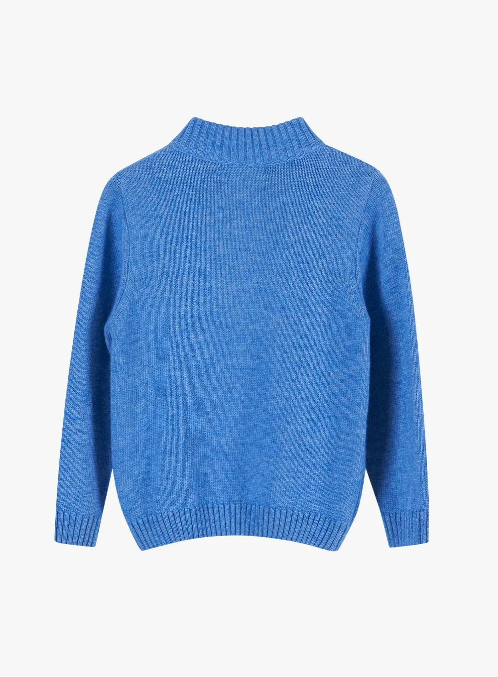 Calum Half-Zip Jumper in Sky Blue