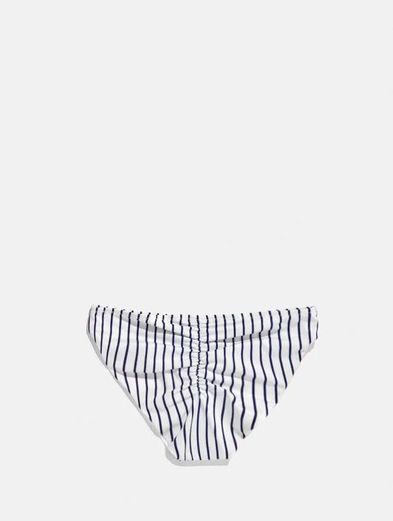 Cannes Navy Stripe Bikini Bottoms