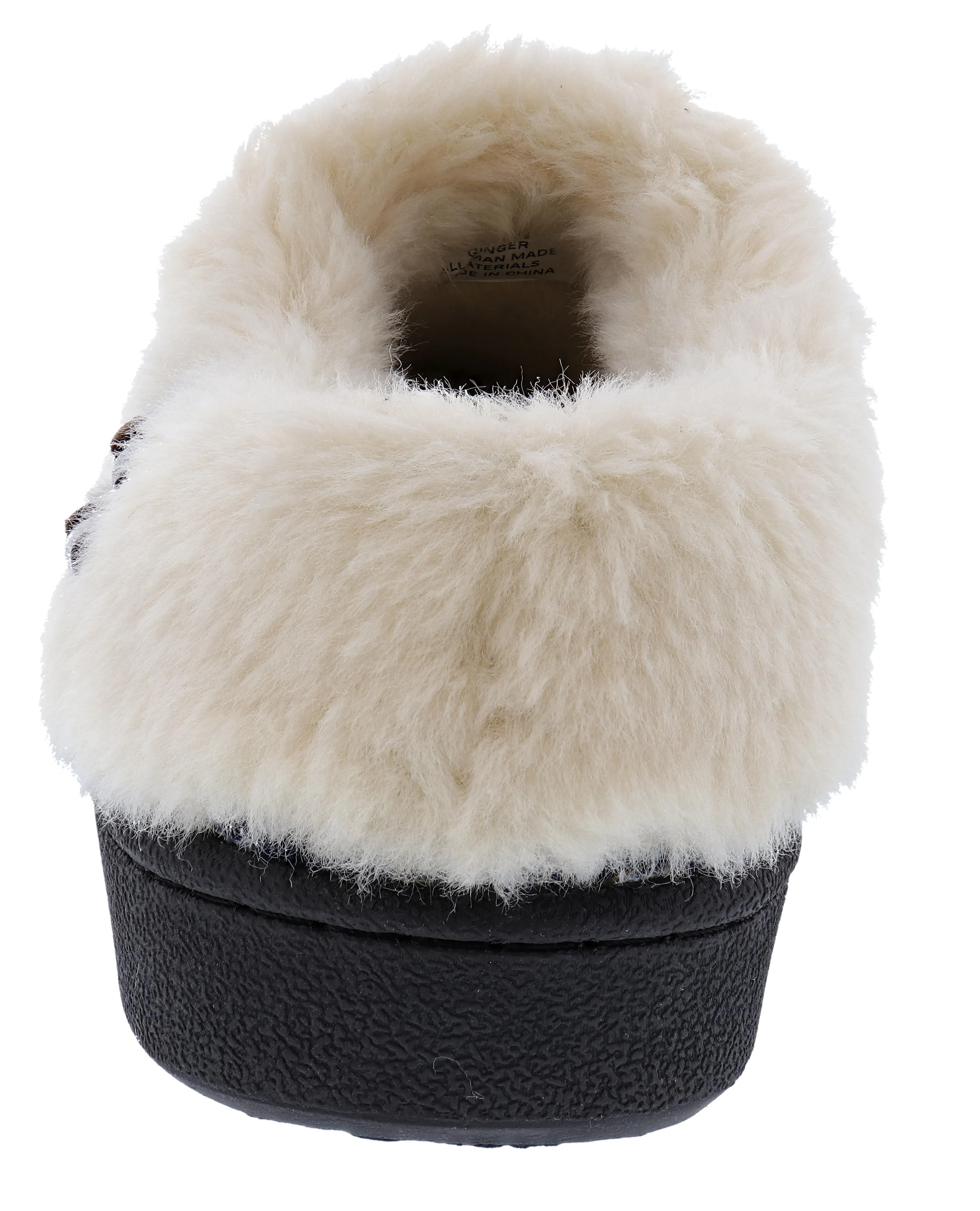 Clarks Women's Indoor Outdoor Winter Clog Slippers Ginger