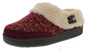 Clarks Women's Indoor Outdoor Winter Clog Slippers Ginger