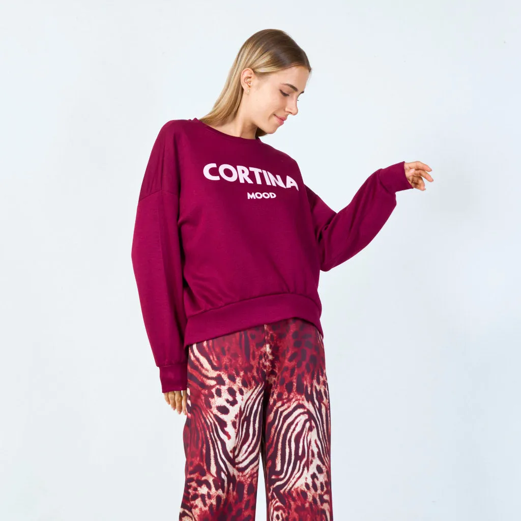 Cortina mood sweatshirt wholesale