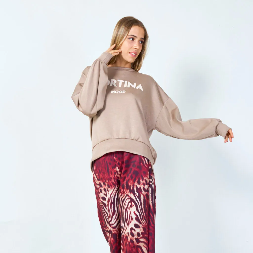 Cortina mood sweatshirt wholesale