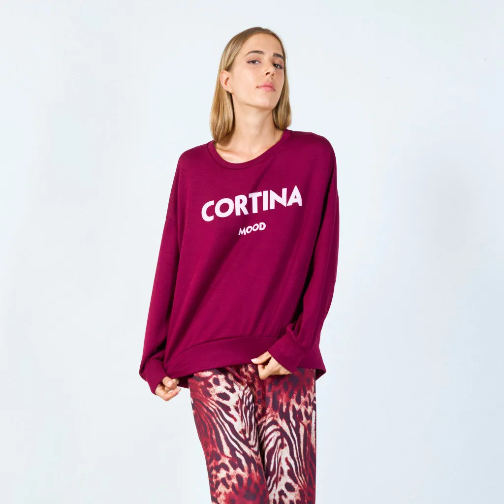 Cortina mood sweatshirt wholesale