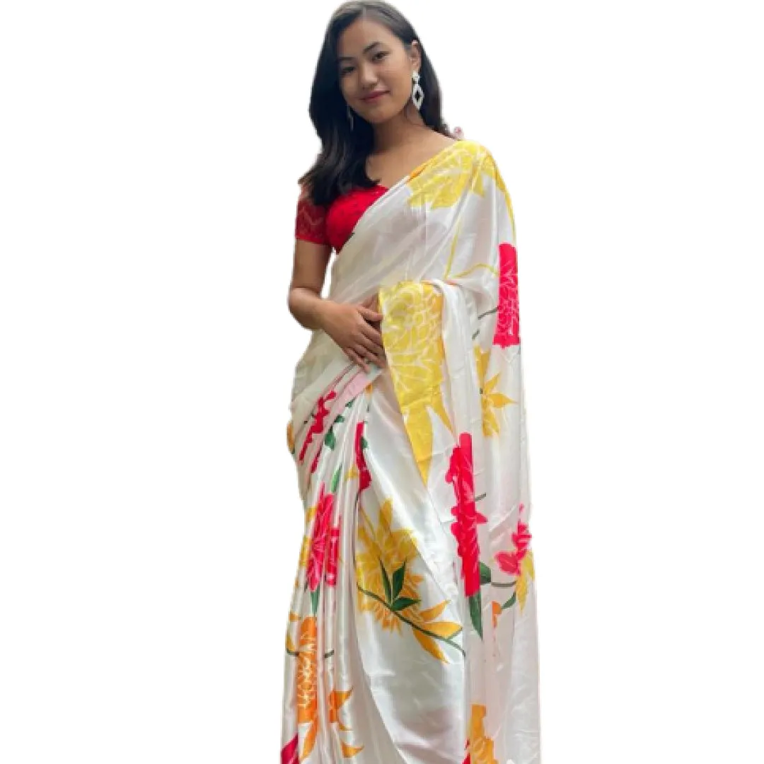 Crepe Satin Saree