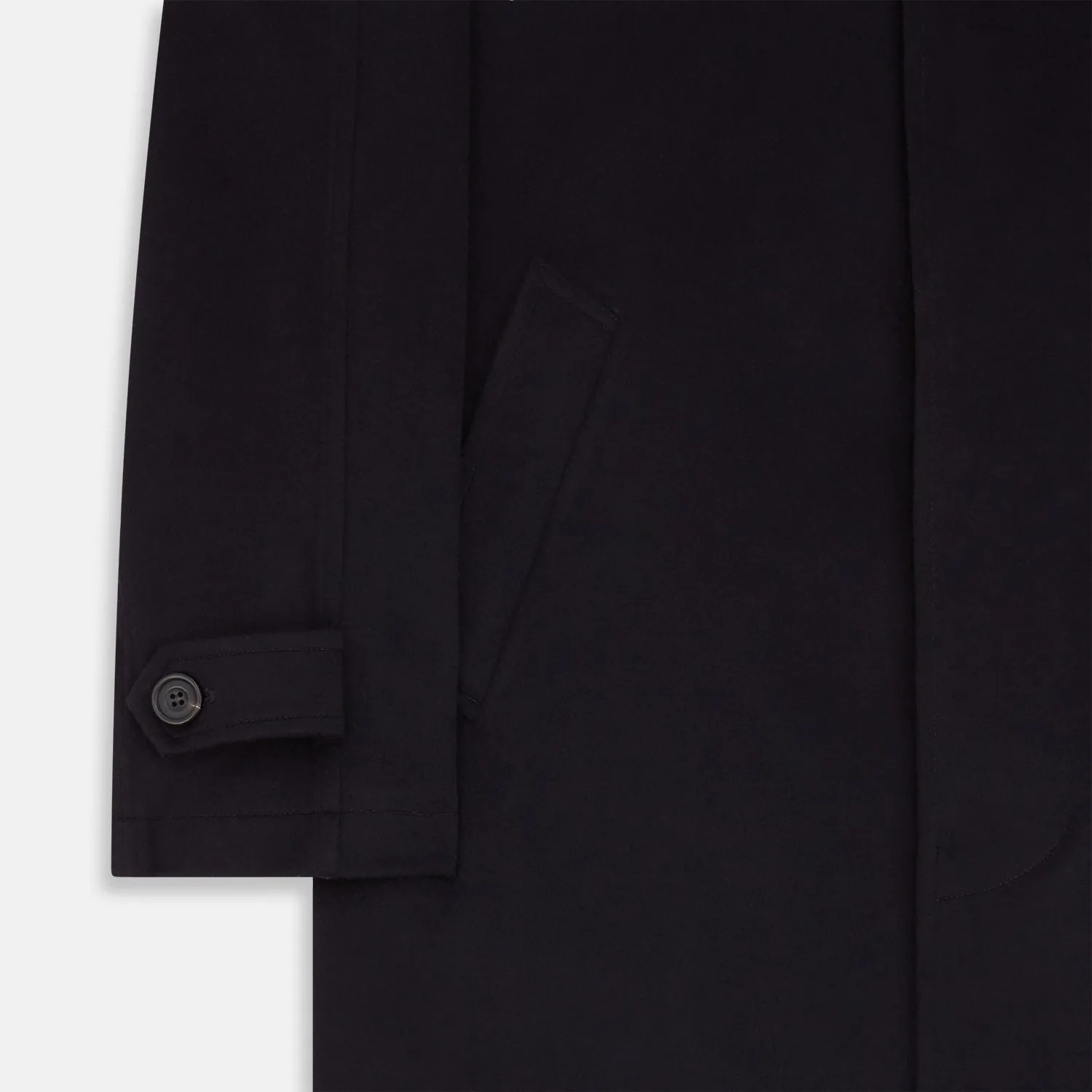 Dark Navy Cashmere Storm System Smith Coat