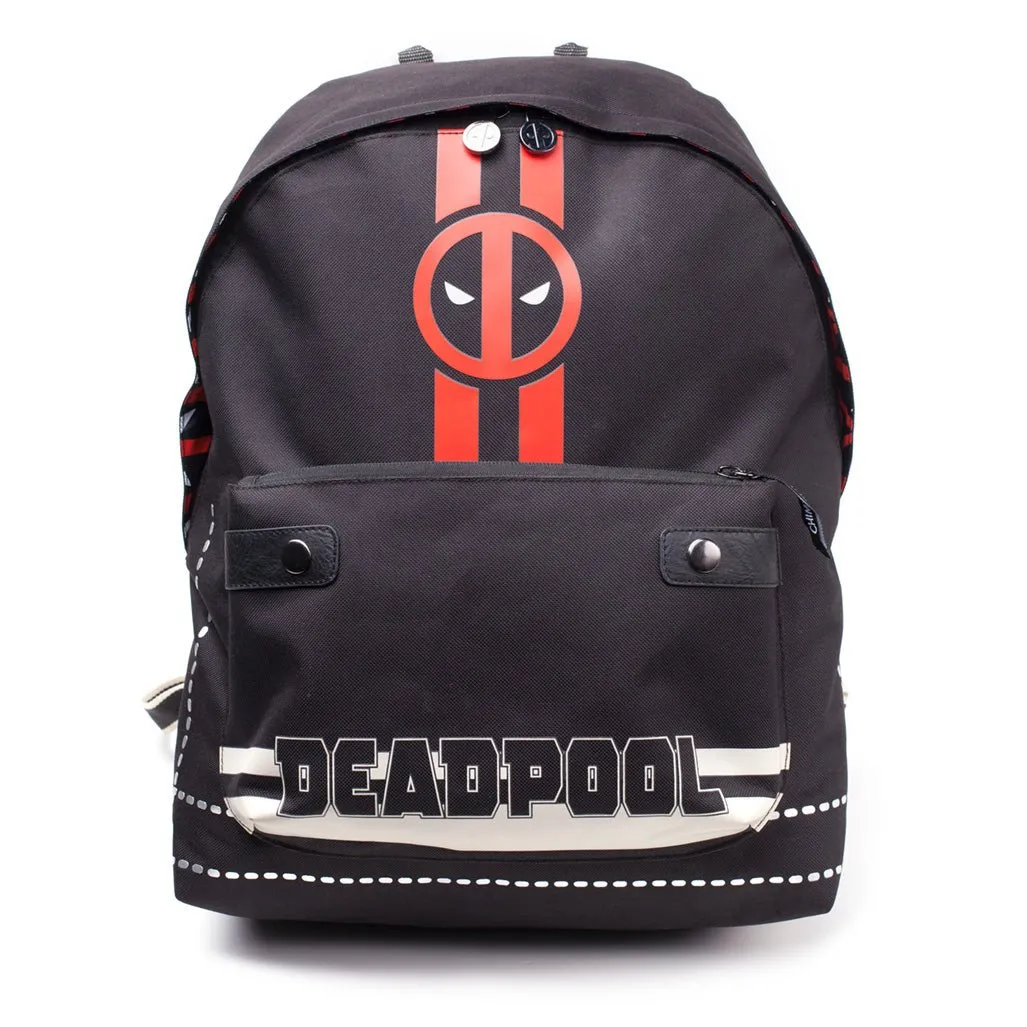 Deadpool Striped Backpack