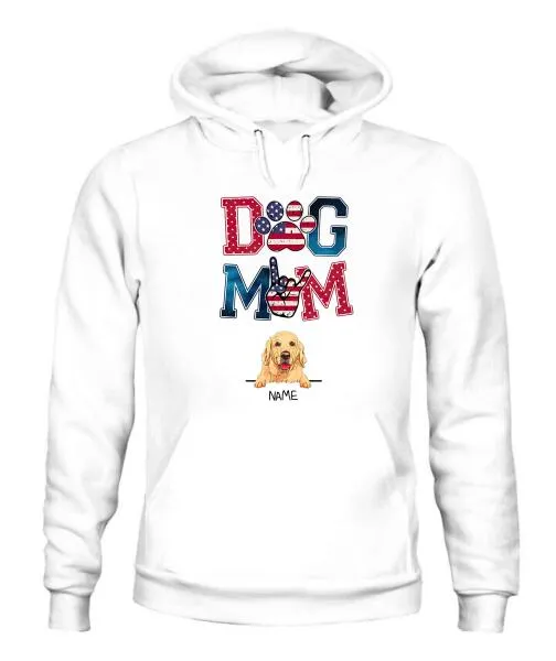 Dog Parents Personalized Graphic Apparel - Dog, Name and Background can be customized