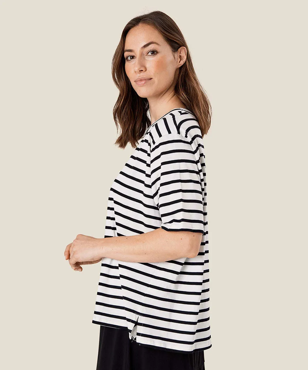 Doreann Striped Tee