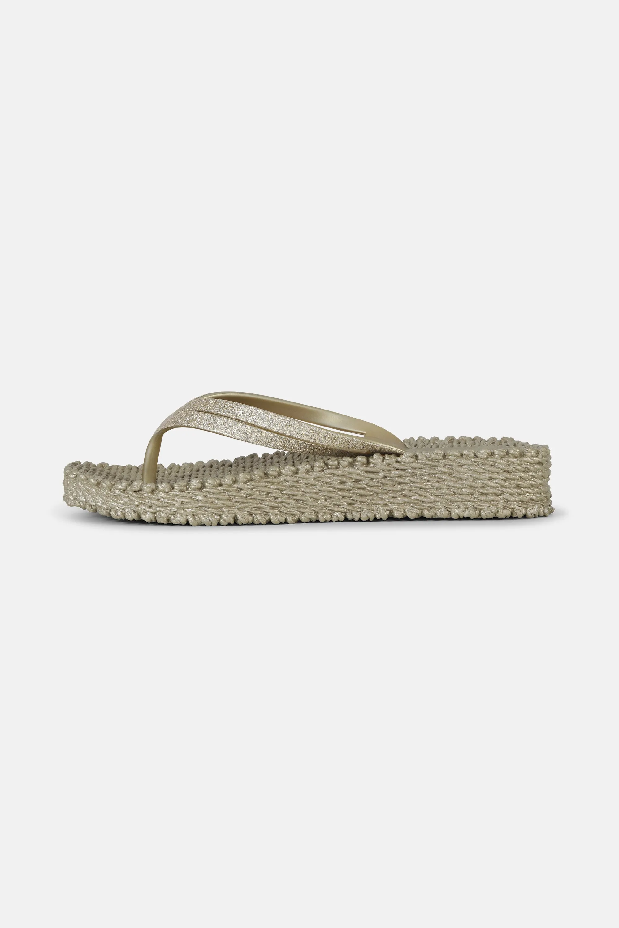 Flip Flop On Platform Sole - Platin