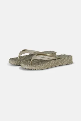 Flip Flop On Platform Sole - Platin