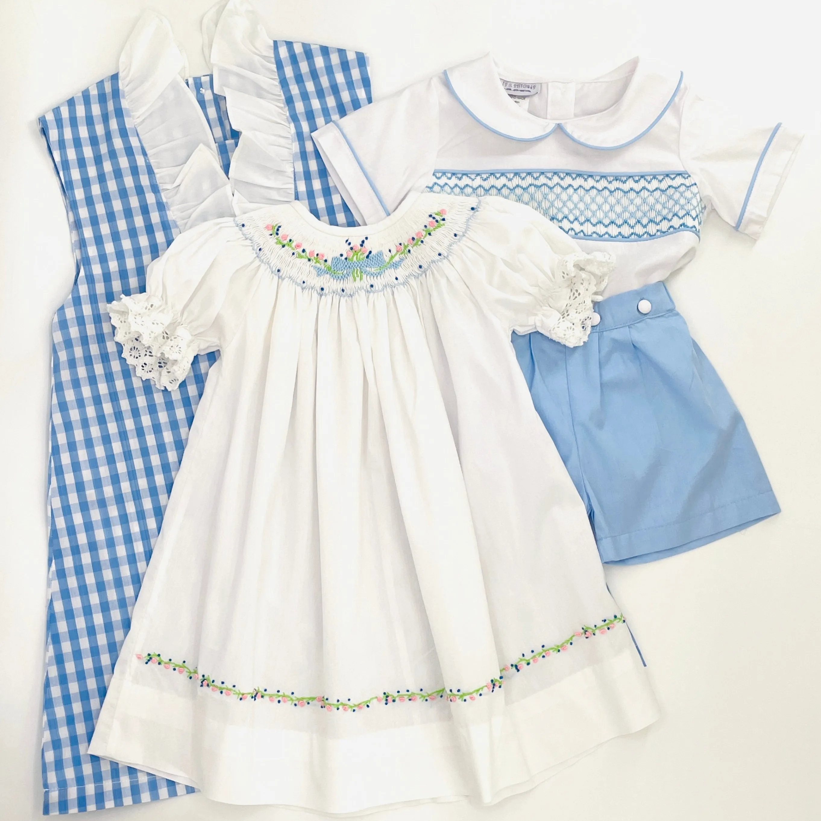 Gingham Ruffle Monaco Dress - 5T - 14