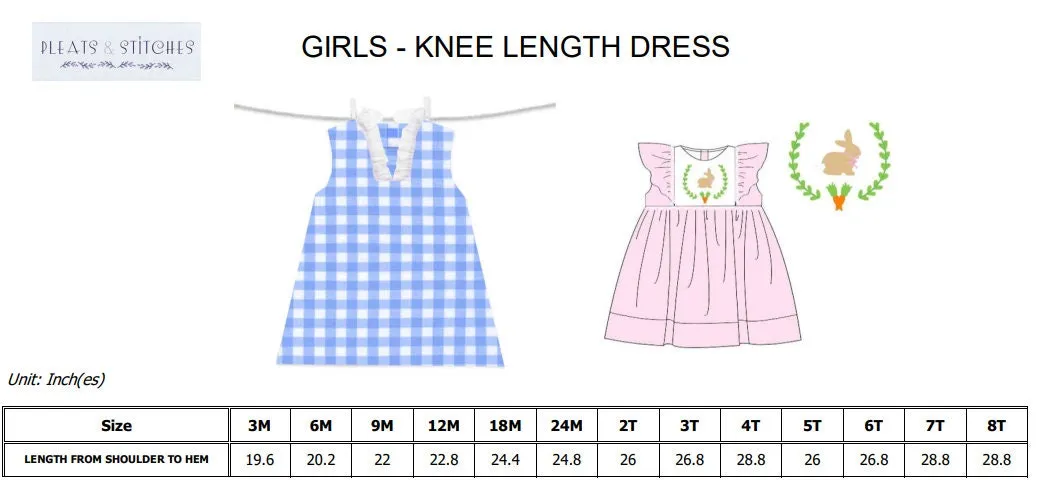 Gingham Ruffle Monaco Dress - 5T - 14