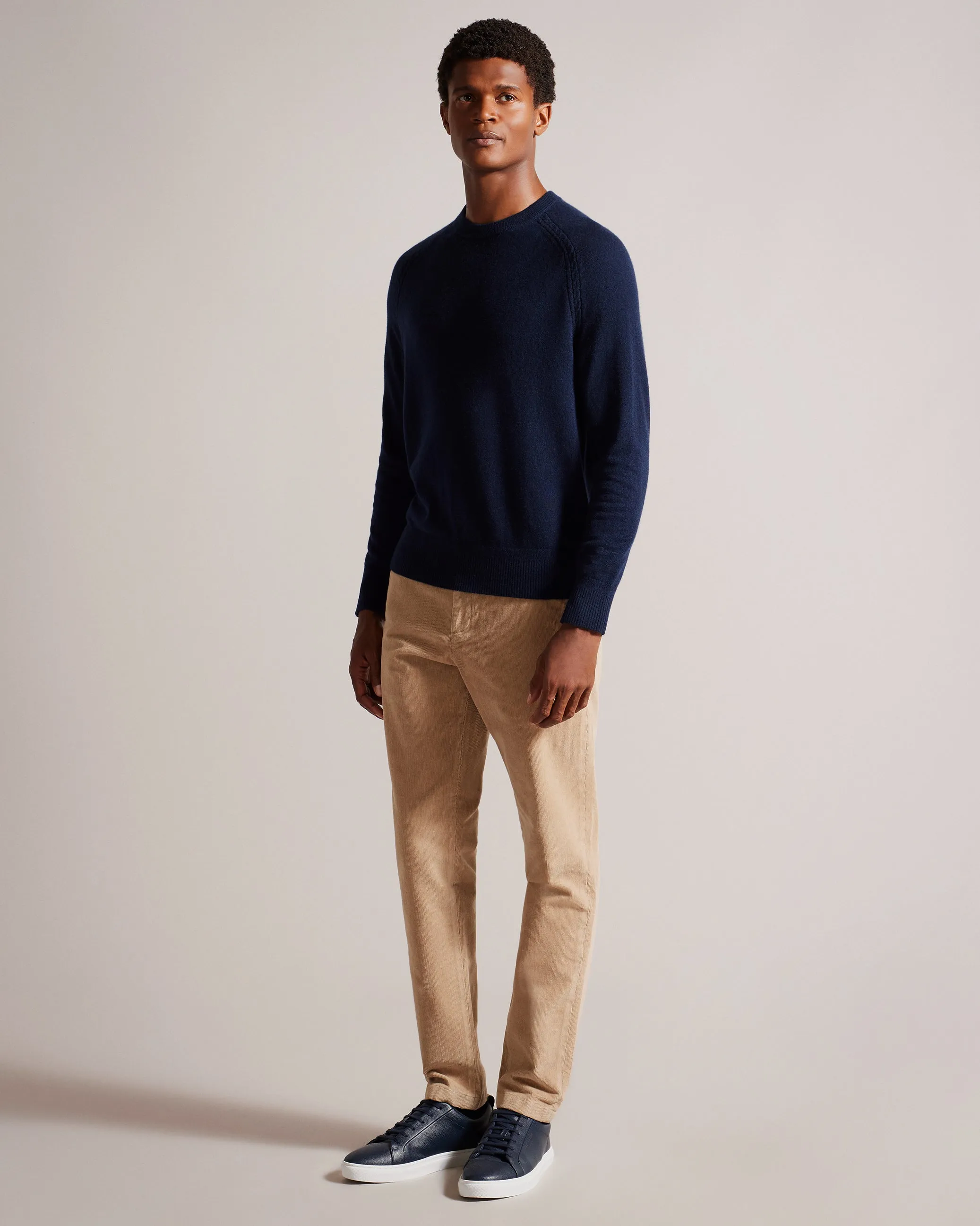 Glant Pure Cashmere Jumper Navy