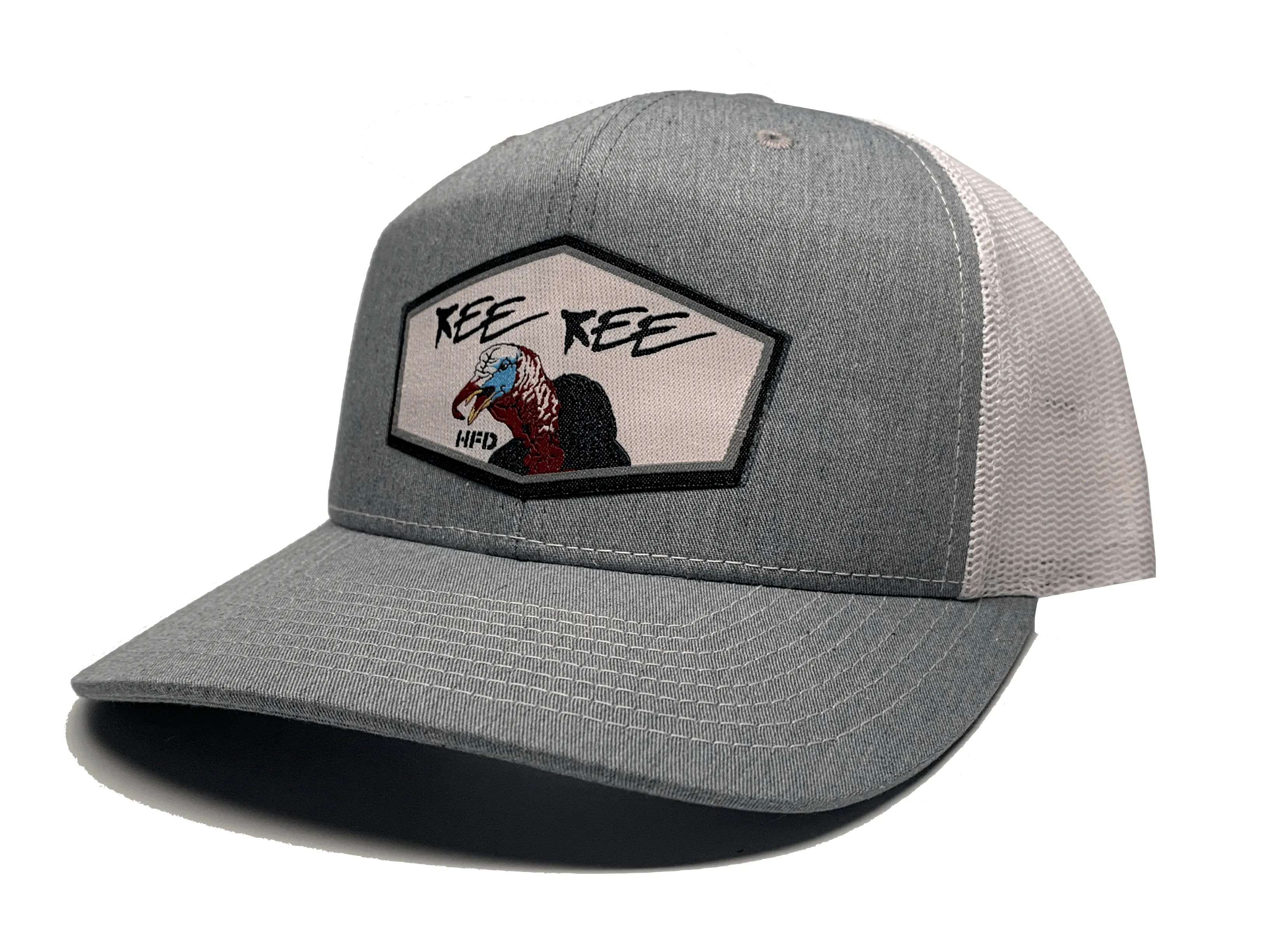 Heather Grey / White Kee Kee Turkey Hat