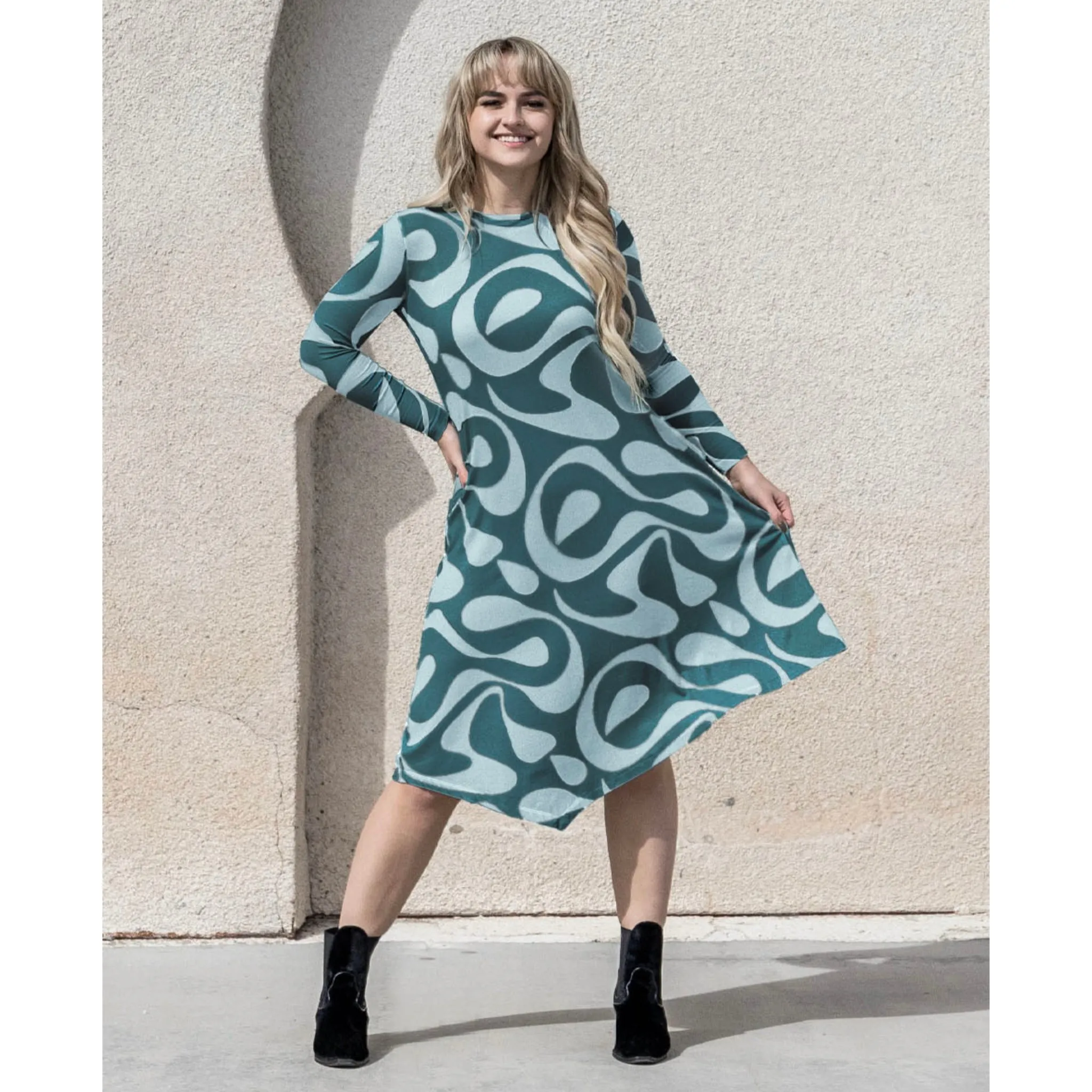 Hikari Dress: Swirl (Flow)