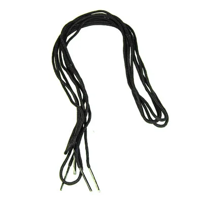 Irish Soft Shoe Laces - ROUND - BLACK - 184cm