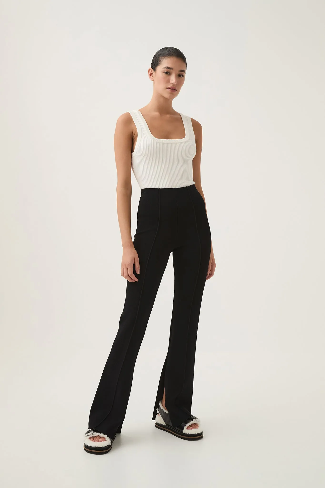 Isobel Split Hem Knit Pant