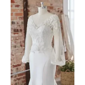 Maggie Sottero Rumi Detachable jacket