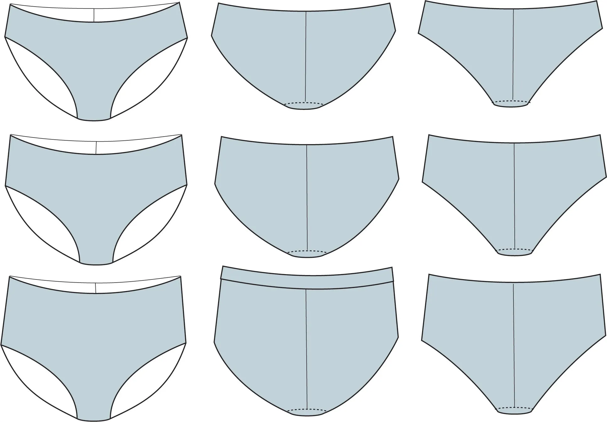 No Show Brief PDF Pattern