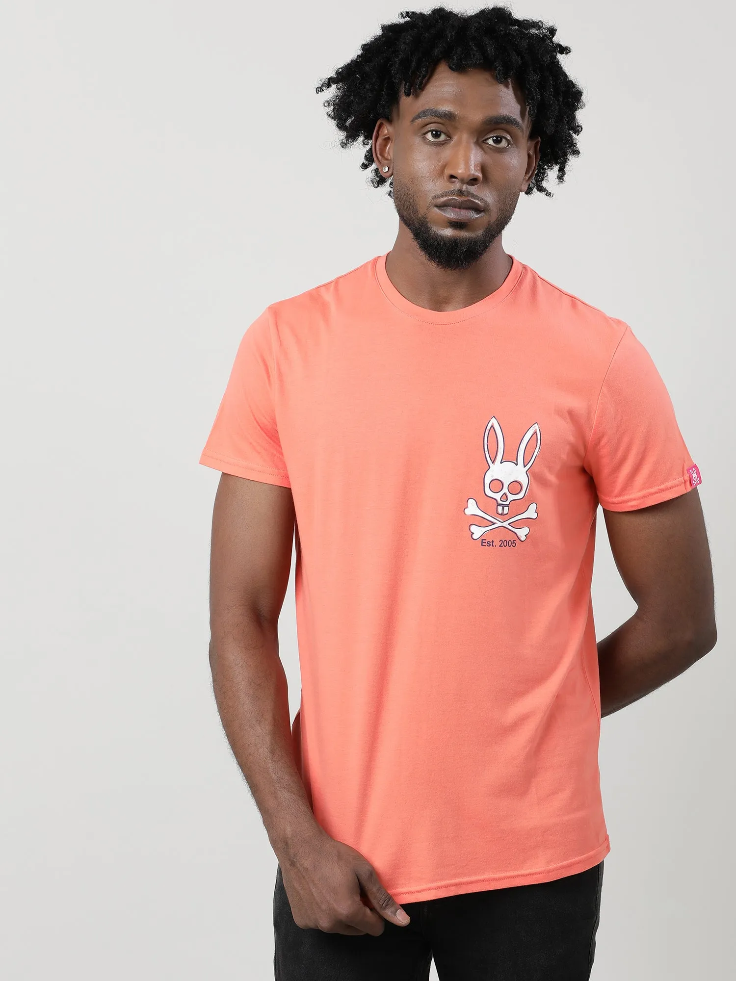 Orange Regular Fit Super Soft T shirt