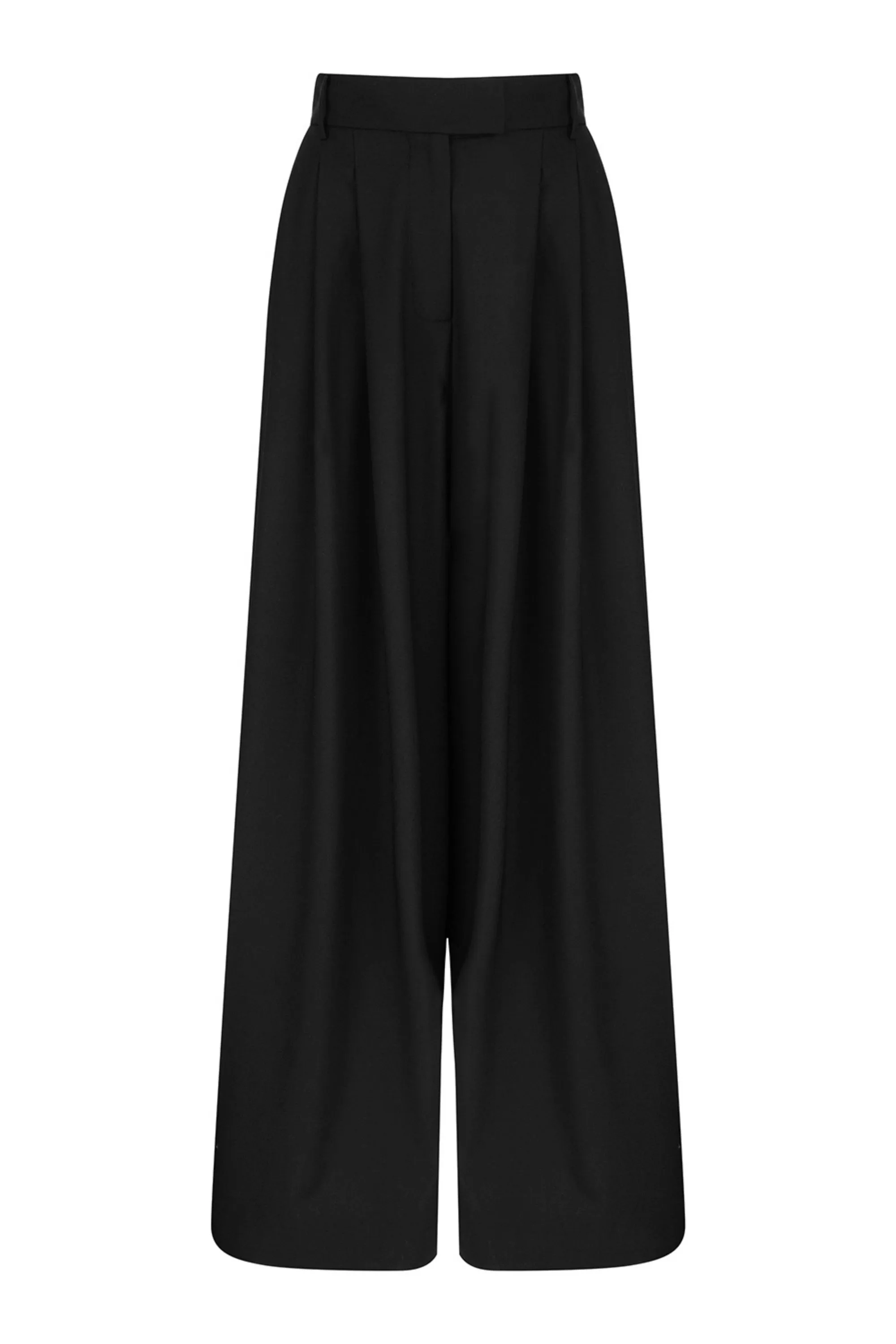 Pleated Wide Leg Pants