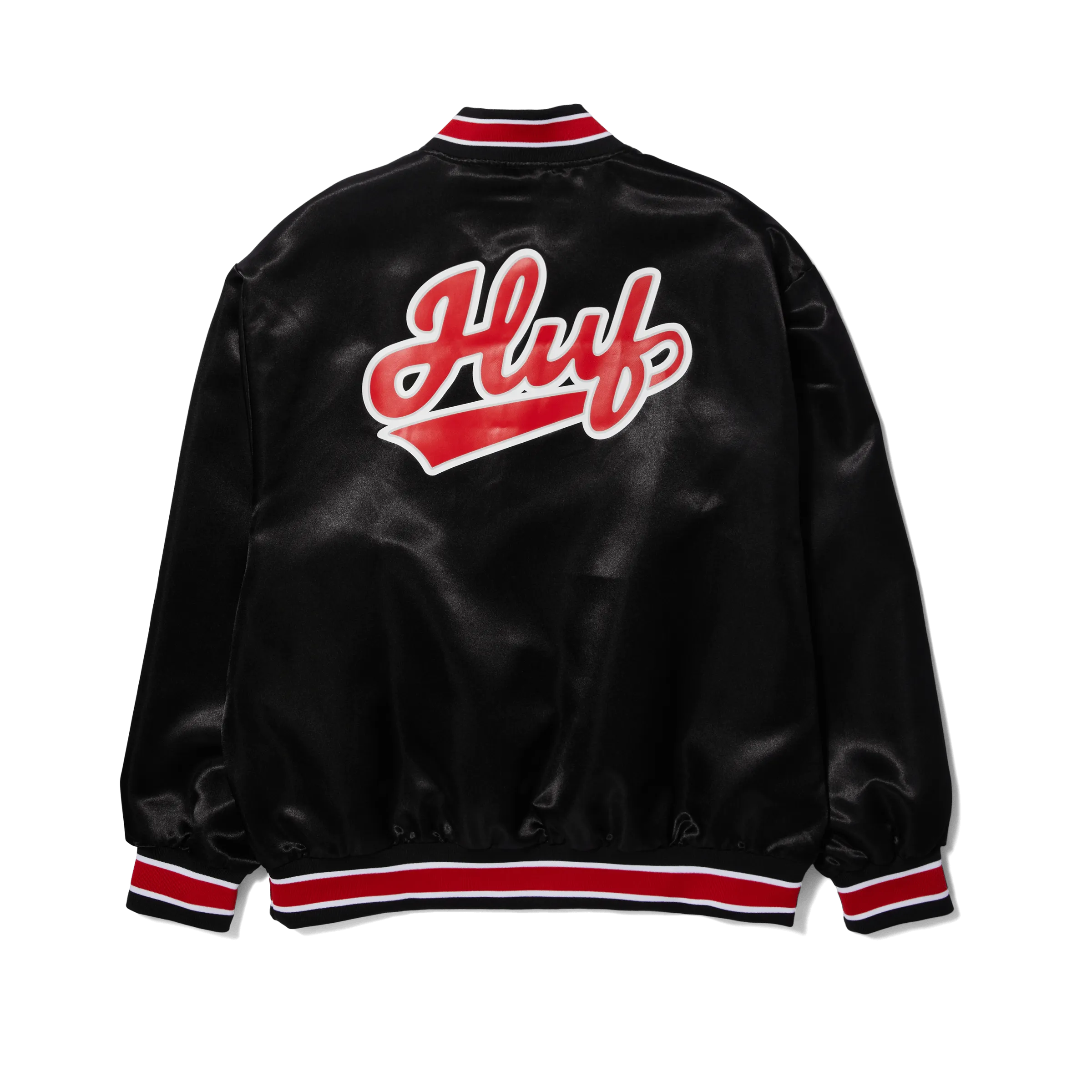 Pop Fly Satin Baseball Jacket