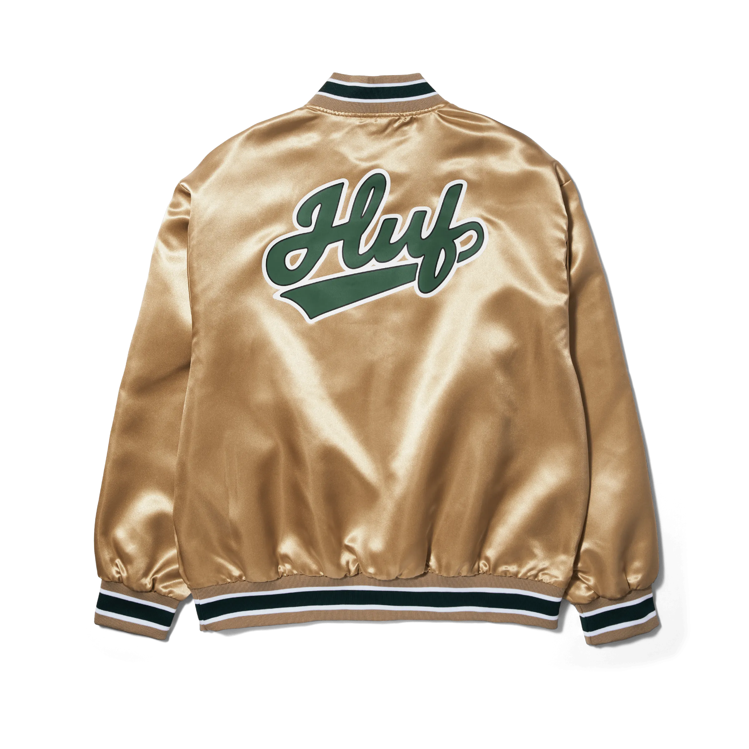 Pop Fly Satin Baseball Jacket