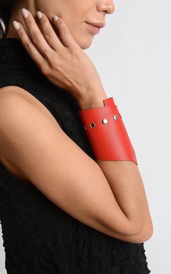 Red Oversize Cuff